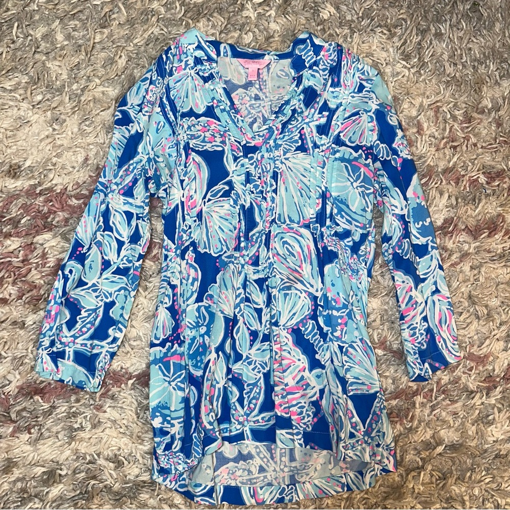 Lilly Pulitzer tunic blouse S